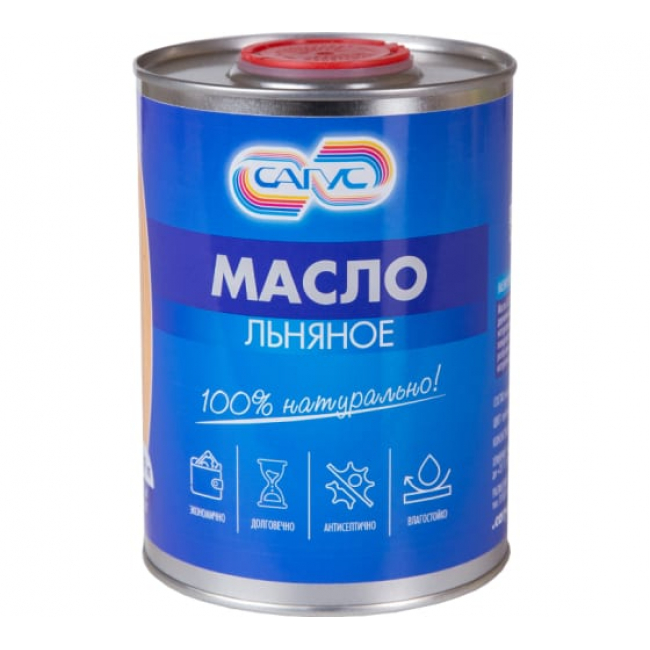 Льняное масло САГУС 0.9 кг МЛ 0883
