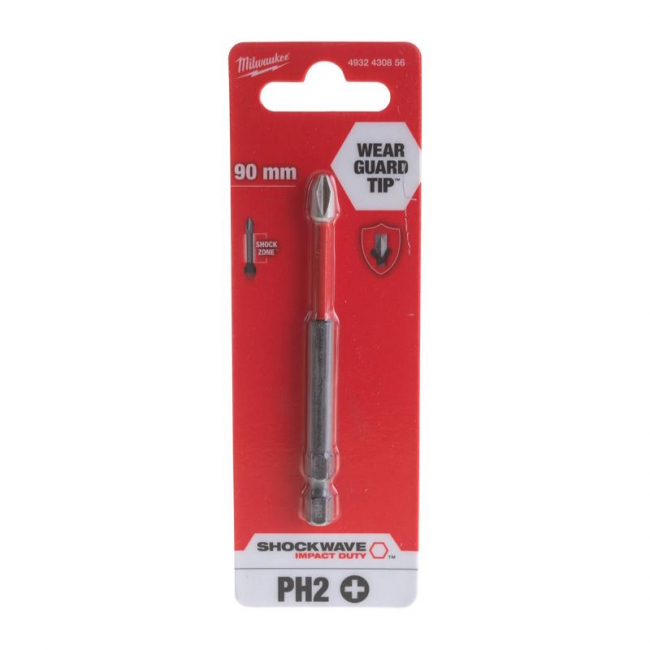 Насадка SHOCKWAVE PH2*90 мм Milwaukee
