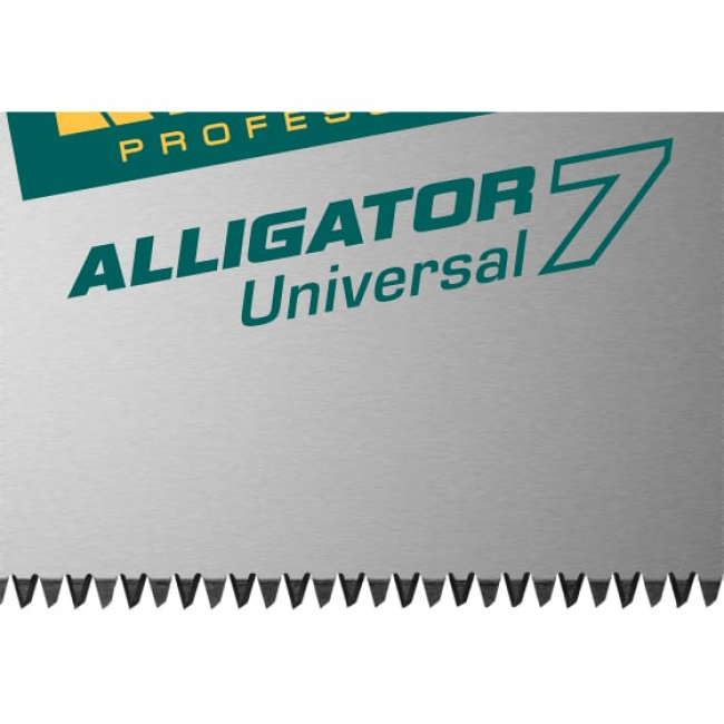 Ножовка KRAFTOOL Alligator Universal 7 универсальная, 400 мм