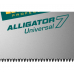 Ножовка KRAFTOOL Alligator Universal 7 универсальная, 400 мм