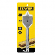 Сверло по дереву Stayer Flat перовое 38x152 мм